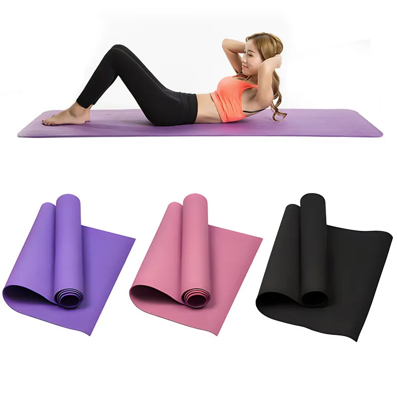 Tapete de Exercícios para Yoga e Pilates Antiderrapante em EVA